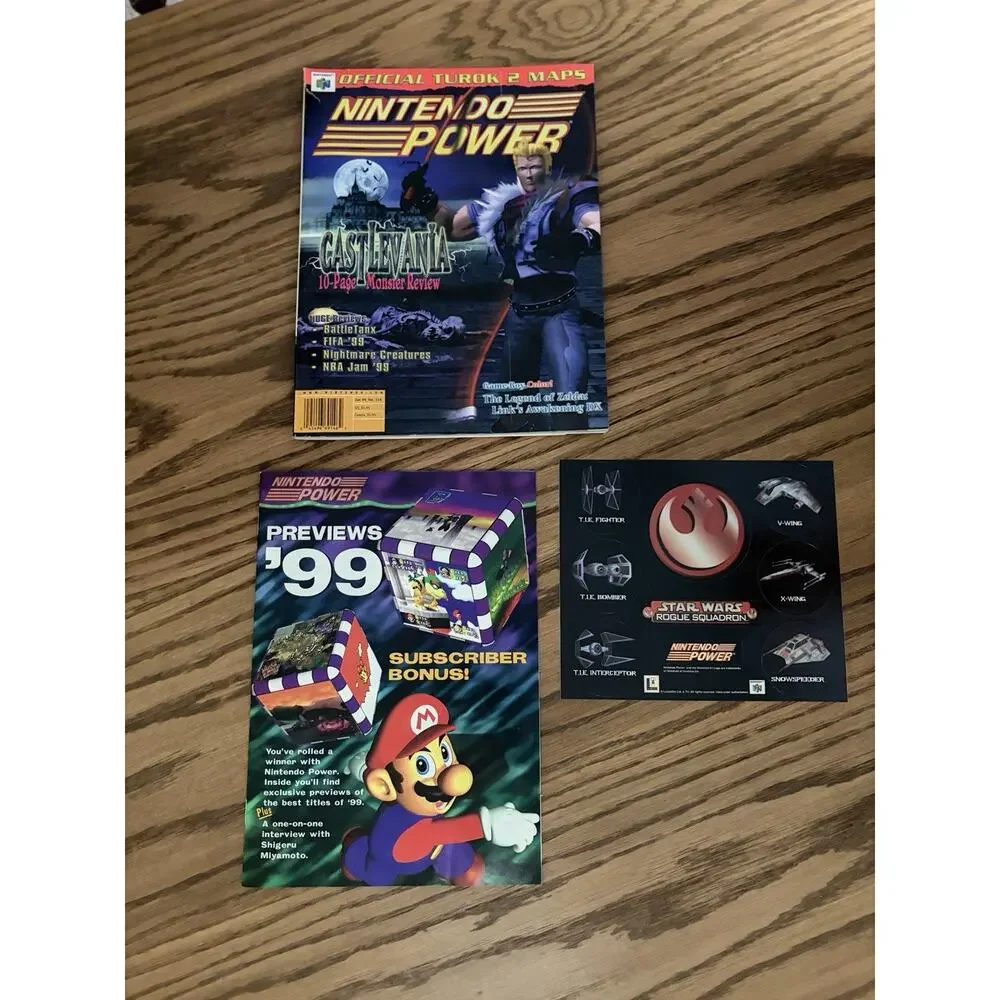 Nintendo Power 116 With Poster, Comic Vol 6, Subscriber Bonus, Pokemon Calendar